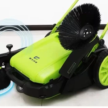 48V Multifunctional Ride-On Electric Floor Sweeper Non-Disruptive Cleaning Tool for Busy Home & Malls New Condition