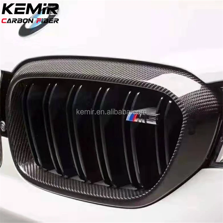 
Real Dry Carbon Fiber auto front grill for BMW M5 F90 