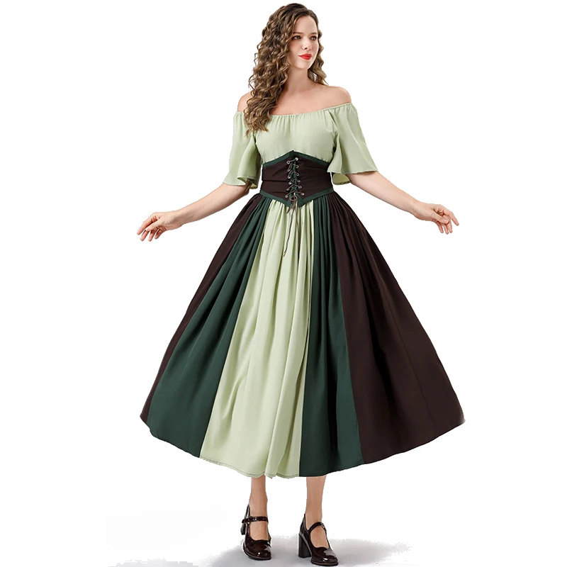 Medieval Retro Corset Dress - Perfect For Renaissance Events Medieval Retro Corset Dress - Perfect For Renaissance Events