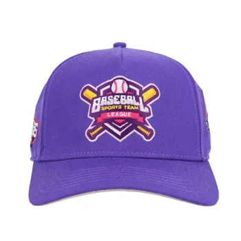 Tcap China Custom Baseball Cap With Flat Embroidery and Wool Like Fabric Hat