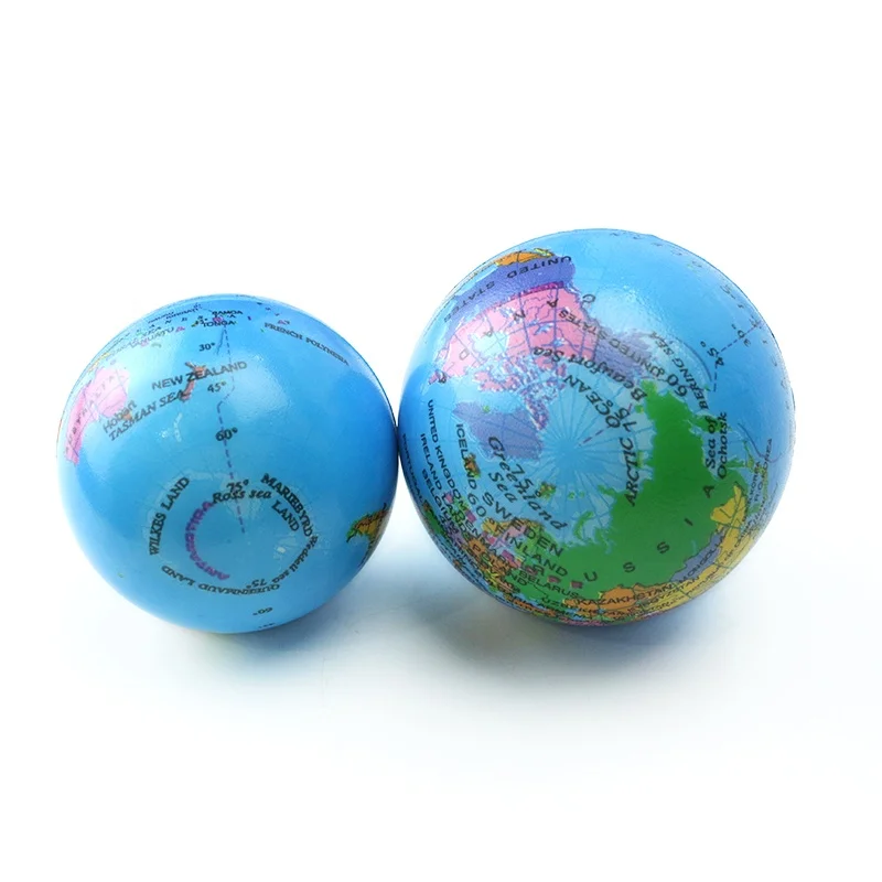 Mini Globe Planet Earth Soft Foam Stress Relief Ball Toys For School Classroom And Party Favors Pack Of 24