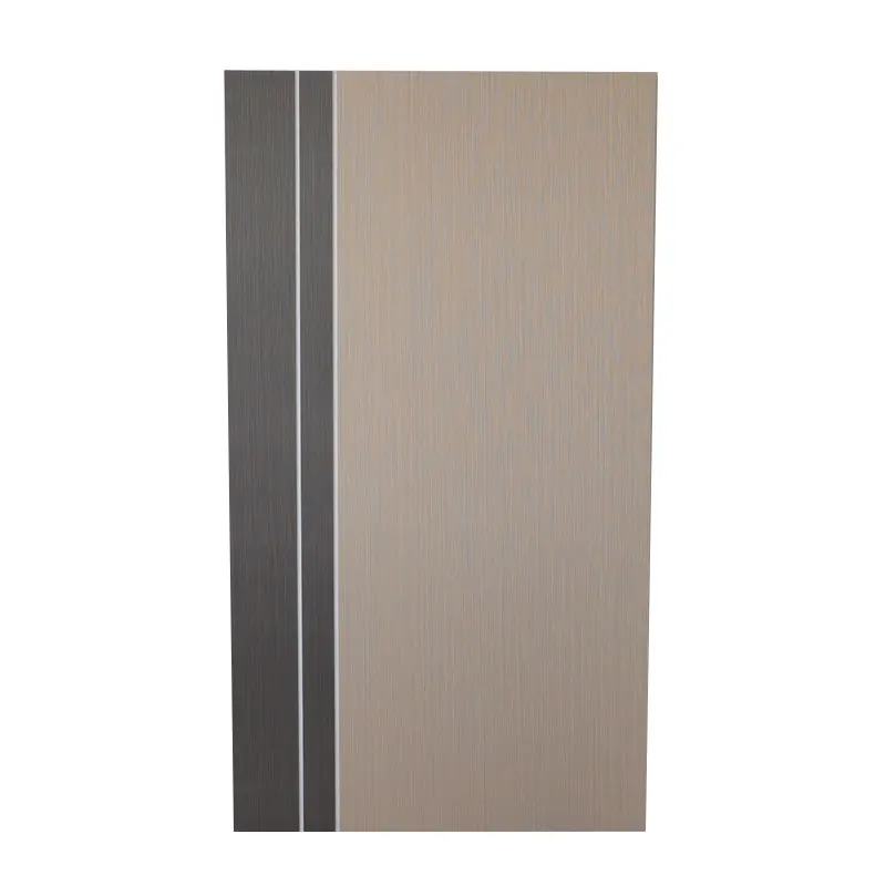 Global Best Seller Surface Finished Flexible PVC Plastic Panel Extrusion PVC Doors For Sale