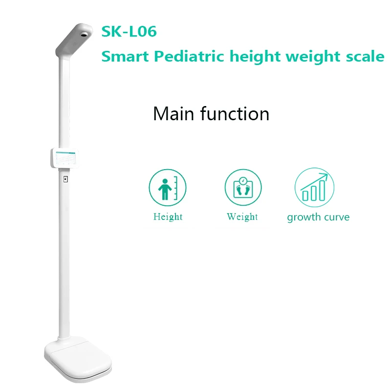 Ultrasonic child height weight scale accurate measurement digital BMI measuring medical machine