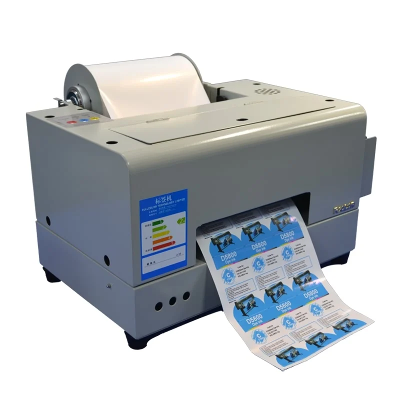 Kleiner Etiketten drucker 6 Farben Kleberollen Aufkleber Druckmaschine A3 Etiketten Tintenstrahldrucker Logo Aufkleber Druckmaschine