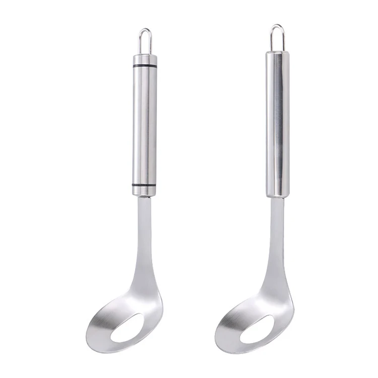 Hot Selling High-end Stainless Steel Long Handle Leakage Hole Scoop Meatball Maker Spoon - Buy Meatball Maker Spoon,Meatball Scoop,Meatball Scoop Product on