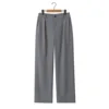 Gray suit trousers