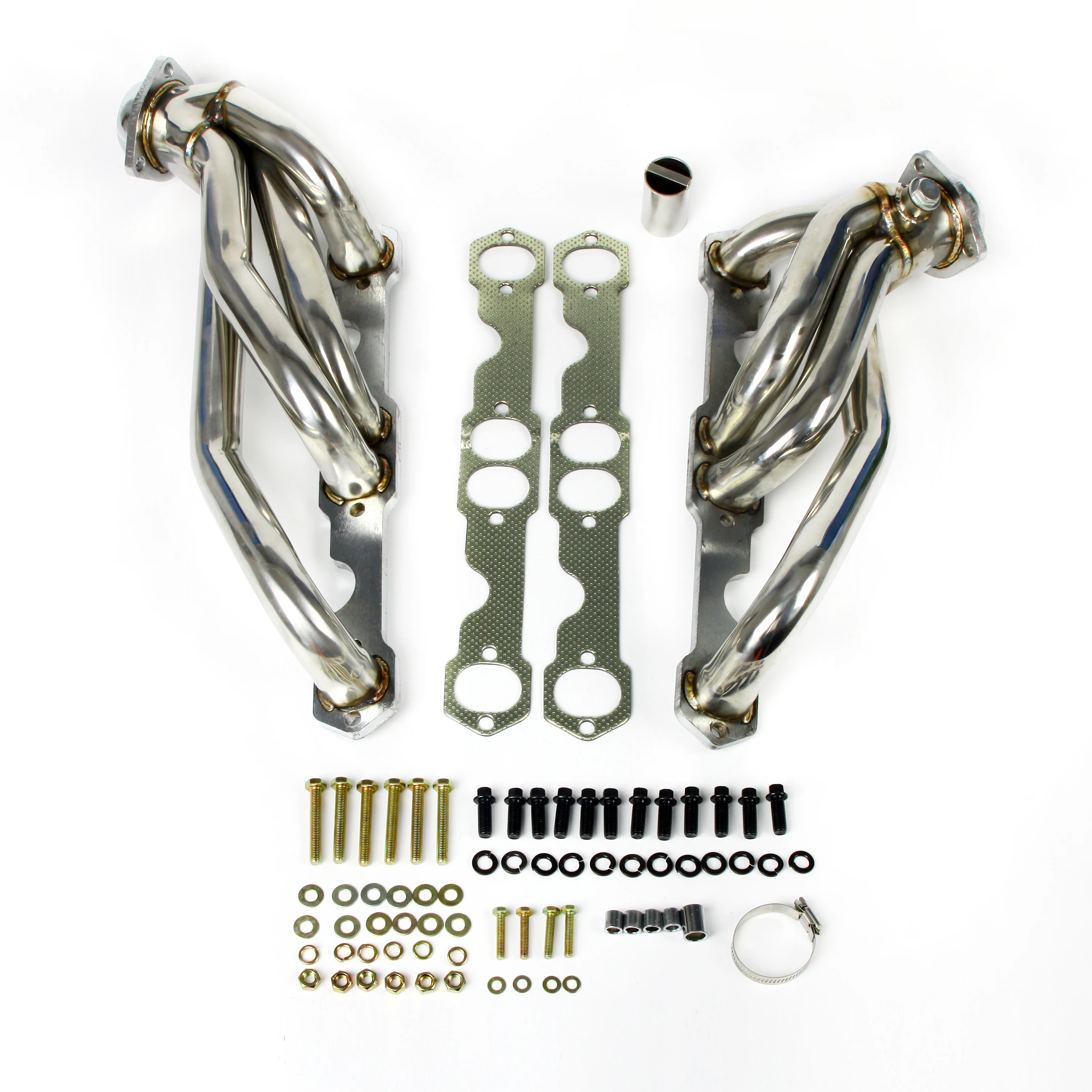 Long Tube Headers For Chevy GMC C/K1500 2500 – 5.0 5.7 305 350 – 2WD 4WD – Polished Steel