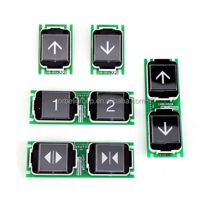 Elevator Spare Parts Mitsubishi Elevator Lift Button Lhb051a Lhb052a