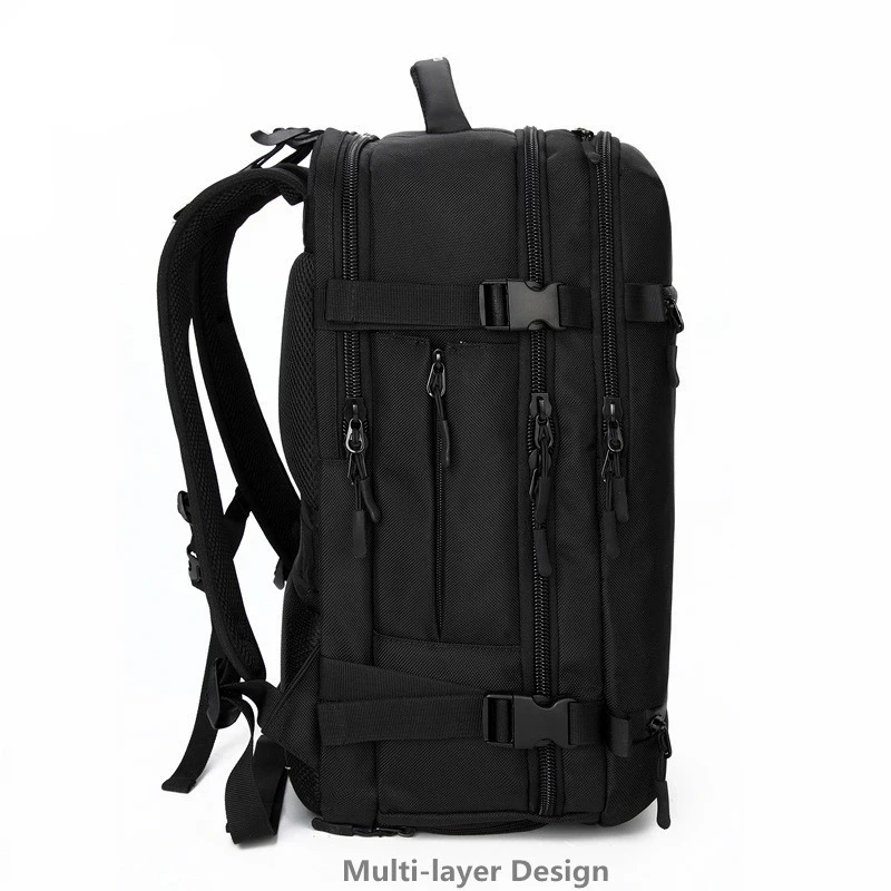 Ozuko 8983L Carry on Backpack Large Travel Backpack for Men Airline Approved Gym Backpack Waterproof Business Laptop Daypack