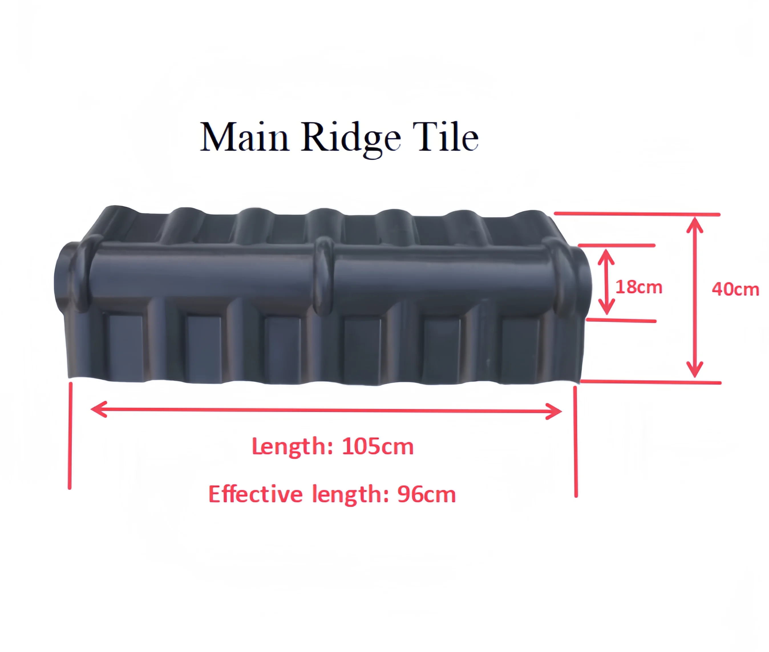 Top Ridge Asa Large Roman Style New Design ASA Sheet Synthetic Resin Roof Tiles Top ...