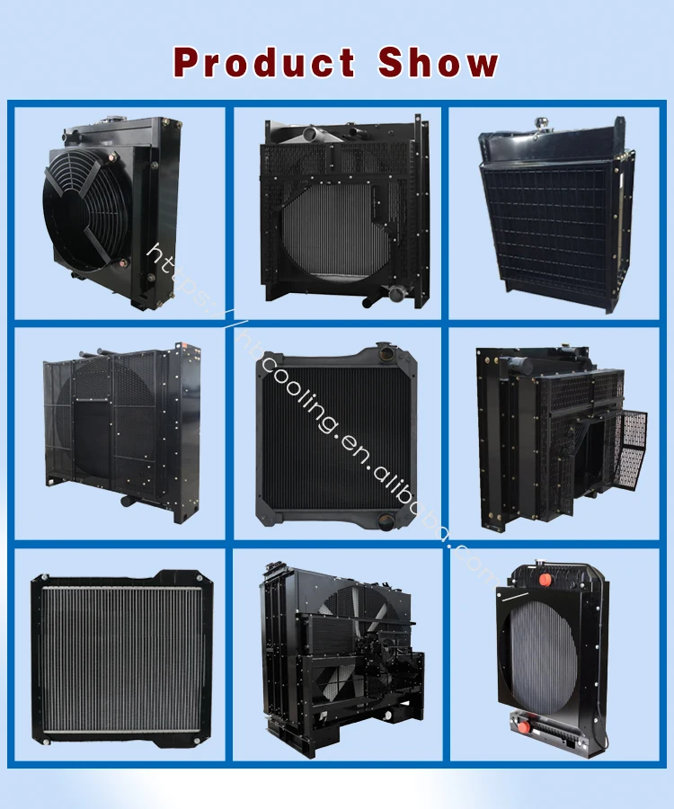 Factory Supply Generator Set Auto Cooling System Radiator for  417RA003