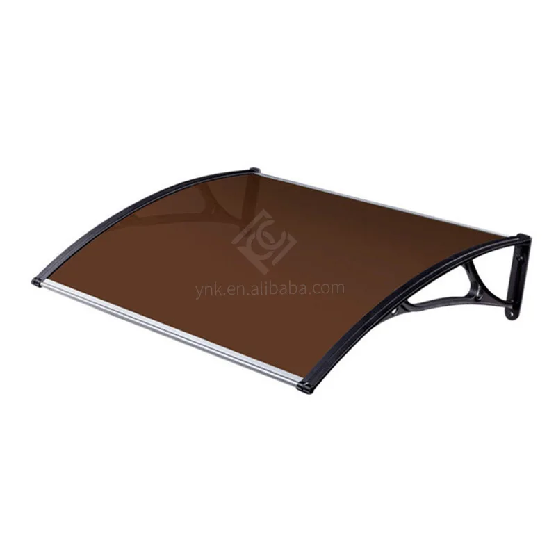 Transparent Polycarbonate Window Awning,front Door Canopy,window Shades Aluminum Bracket