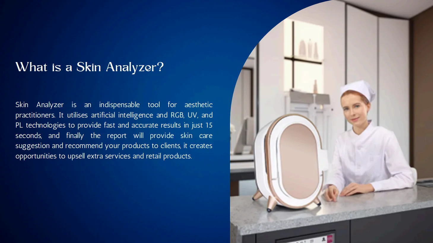 M9 Skin Analysis Machine Professional 3-Spectrum Facial Skin Analyzer System 11 Professional M9 skin analysis machine with RGB, UV, and polarized light imaging. High-resolution facial skin scanner for clinics, med spas, and skincare consultations. M9 Skin Analysis Machine Professional 3-Spectrum Facial Skin Analyzer System