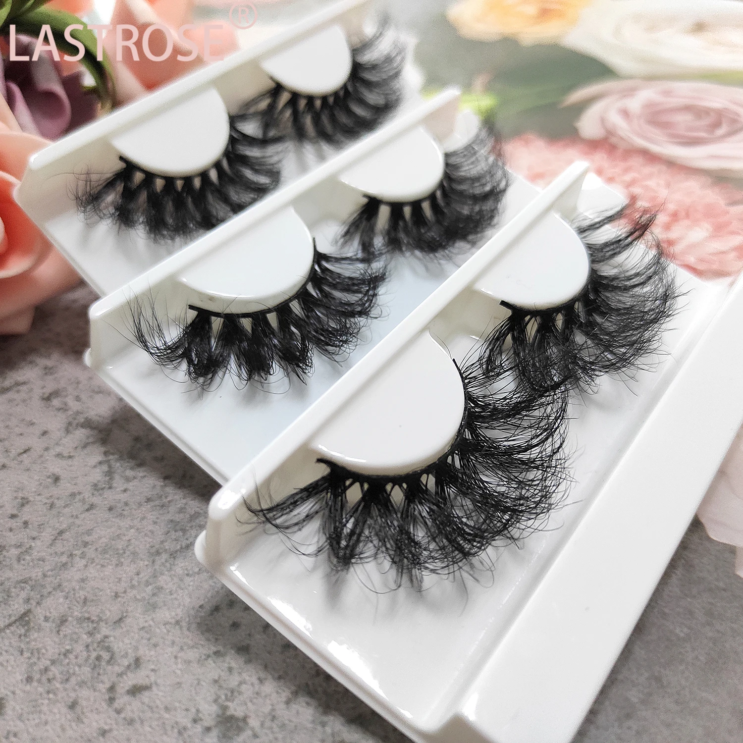 Wholesale Mink Lashes Vendor 25mm Fluffy Mink Eyelash 5d Eyelashes 100