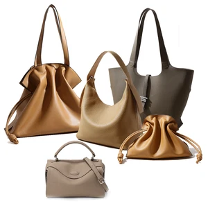 Custom OEM Top Quality Genuine Leather Ladies Hand Bag and Purses Vendors Luxury Designer Handbags for Women Bags Manufacturer