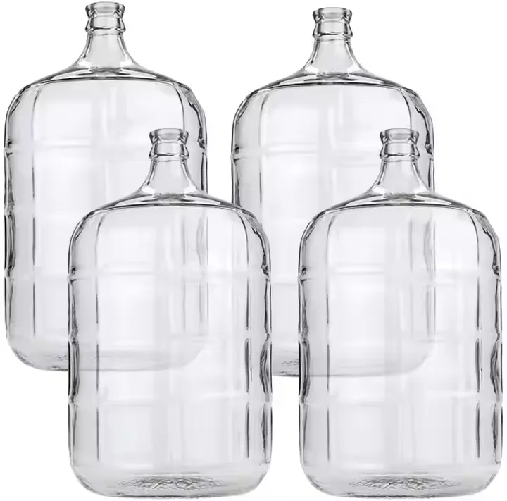 Manufacturer Wholesale 3 Gallons Glass Carboy Mineral Water Bottle Purified  Water Jug Wine Liquid Container Bottle