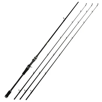 CHEERY Carbon Luya Rod Three-Piece ML/M/H Action Super Hard River Fishing Rod 1.8m-2.4m Sizes 130g Weight 95cm Collapsed – Hard Lure – view 3