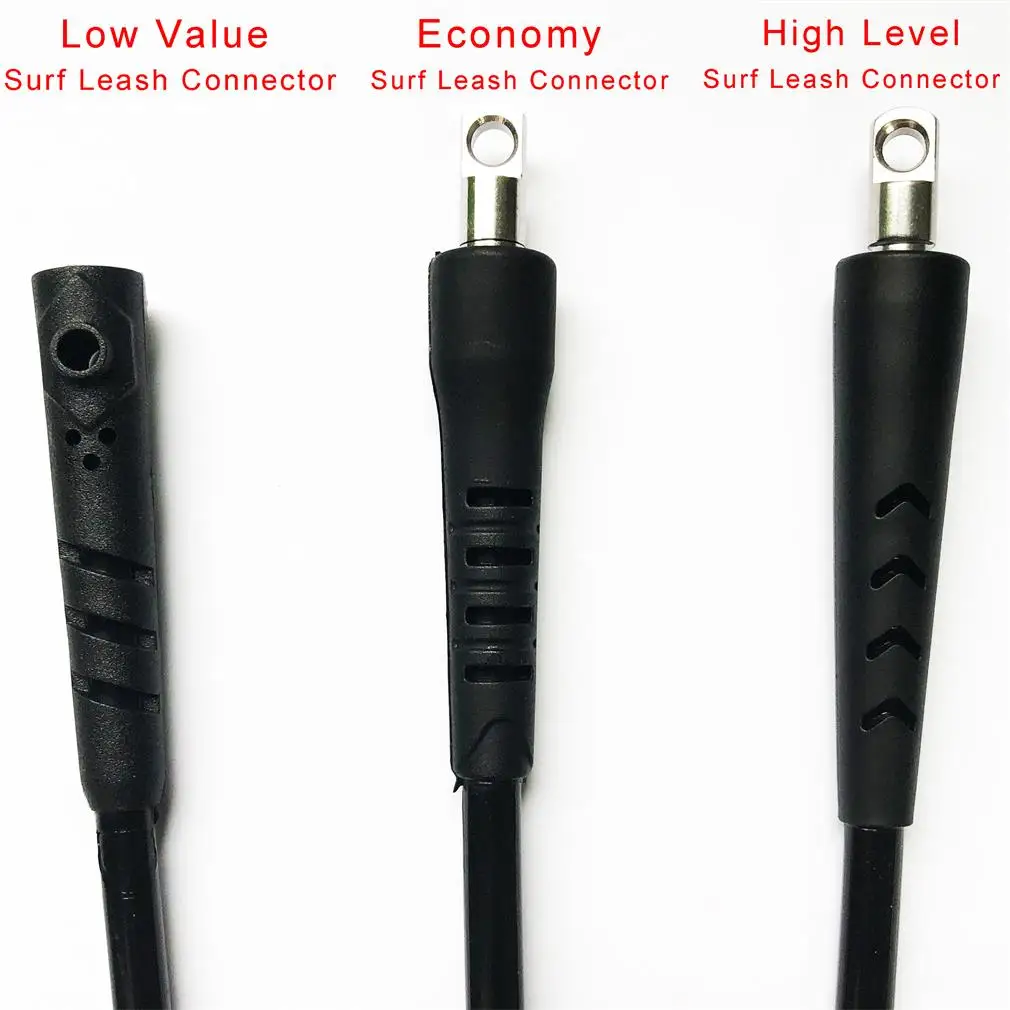 Custom Pvc Logo Rubber Label Surfboard Leash Straight Surf Leash Leg