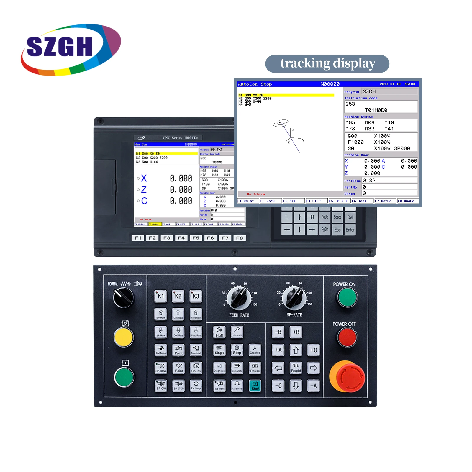 Inexpensive SZGH  Customization  USB CNC Controller Laser Mach3 Control Machine 4 Axis Linear Motion CNC Controller