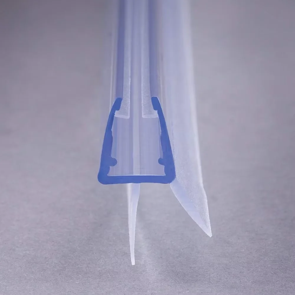 product hot sale  shower door bottom rubber seal strip waterproof clear pvc shower seal rubber door seal-4