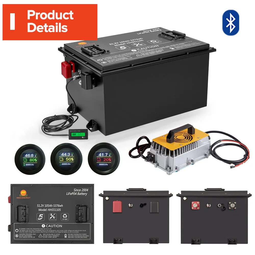 Factory Wholesale Electric Golf Car Batteries 36v 48v 60v 72v 50ah