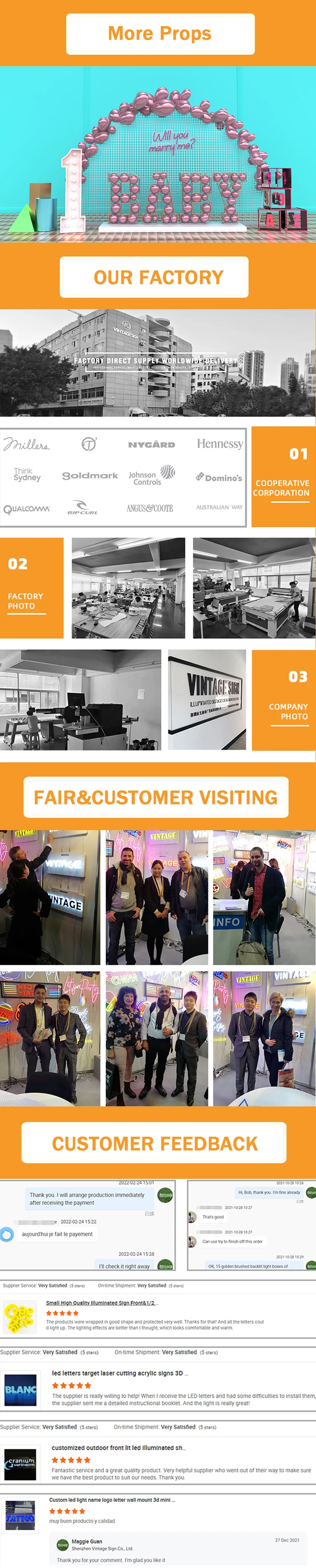 Acrylic Signs 3ft 4ft Led Marquee Letter Lights Battery Light Up