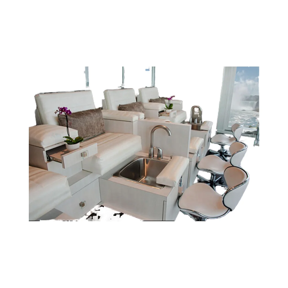 Adult Massage Hot Bin Spa with Sex Video Pedicure Base & Chair Salon Equipment Glass Material for Foot Application