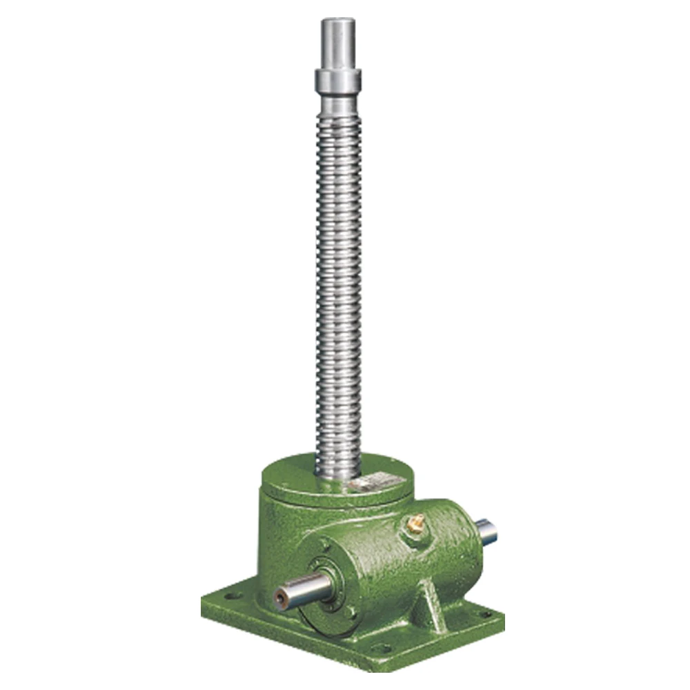 Swl 5t Oem Screw Gear Box Spiral Jack Lift With Running Screw 12 Material Worm Gear Mini 5 Ton
