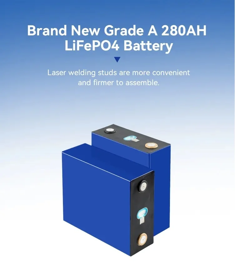 10000 Cycles Life Calb Lifepo4 280ah Prismatic Battery Cell 3.2v ...