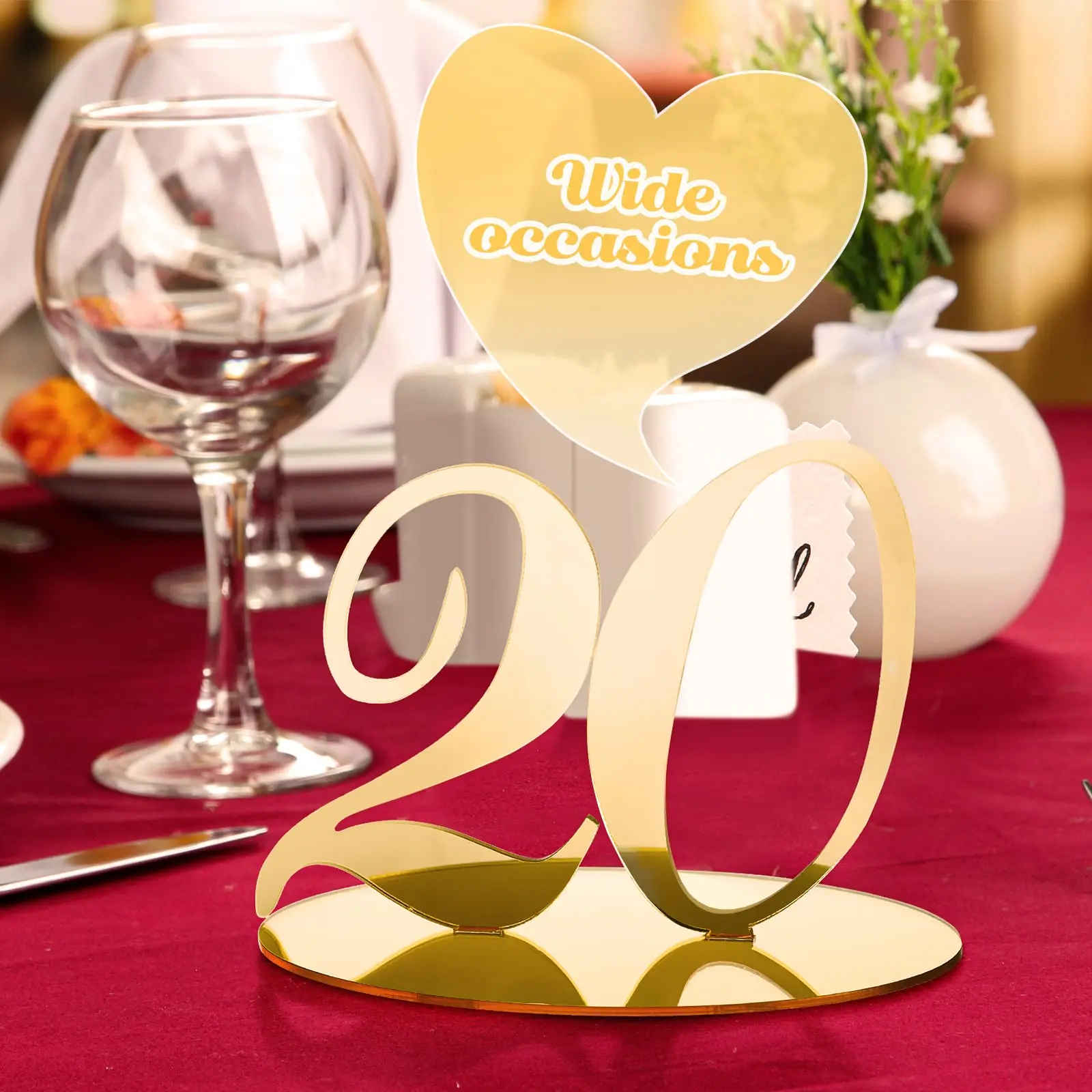 Luxury Gold Table Numbers Diy 020 Table Sign Seat Card Wedding