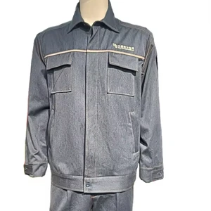 Anti-static Flame Resistant Work Coverall Fire Retardant Work Clothes Men Reflective Workwear Scrubs Uniforms Suits