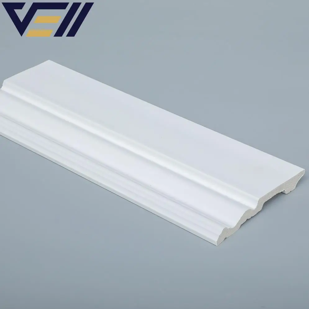 Factory Polystyrene Ps Skirting Board&plastic Wall Eco-friendly Moulding&pvc Foam Cornice Led Skirting Board
