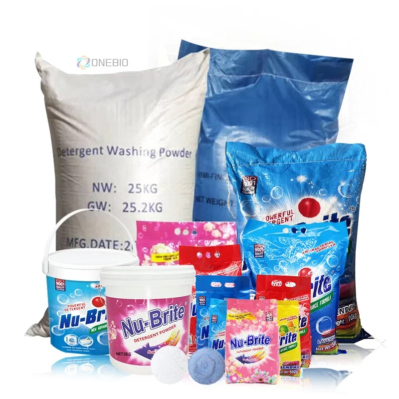 Best Selling High Foam Laundry Detergent Powder Wholesale Lavender and Floral Fragrance for Washing Clothes Disposable details
