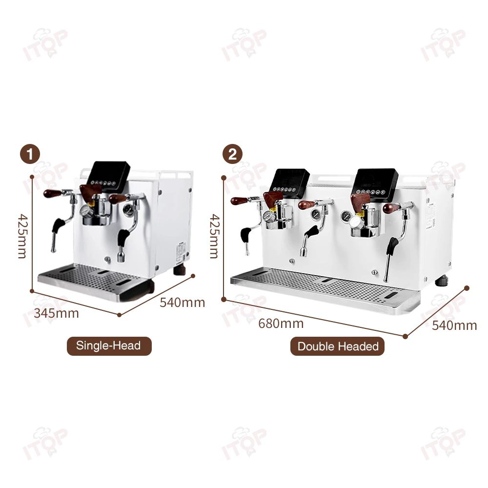 Italian Coffee Machine Commercial E61 Dual Boilers