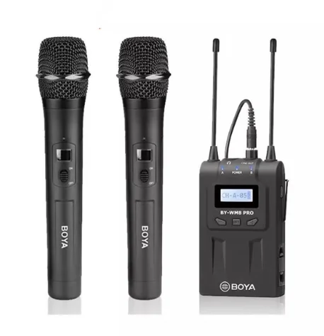BOYA BY-WM8 Pro-K2 ワイヤレスマイク BOYA WM8 PRO K2 K3 K4 - Professional Wireless Mics for DSLR