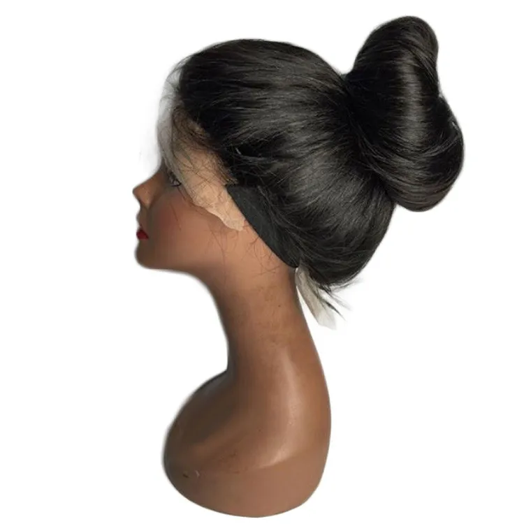 bun lace front wig