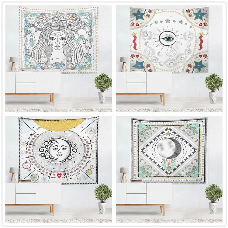 Психоделический гобелен «глаза Бога», Настенный декор, искусство, мистик, психоделическая мандала, Настенная подвеска