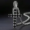 White gold black stone