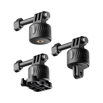 NEEWER Action Camera Accessories Magnetic Quick Release Tripod Mount Adapter Set for GoPro Hero 13 11 10 9 8 Max Osmo Insta360