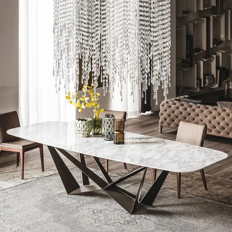Rock Slab Dining Table - Modern Minimalist Home Furniture