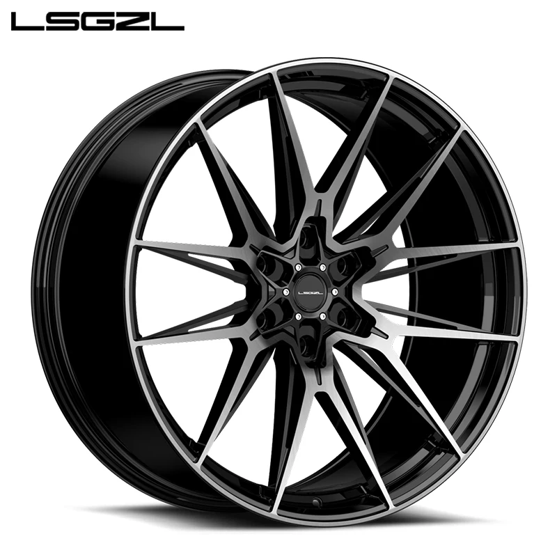 Forged Chrome Concave Brush Chrome Deep Dish 17 19 20 21 22 Inch Rims Sport Car Wheels For Audi