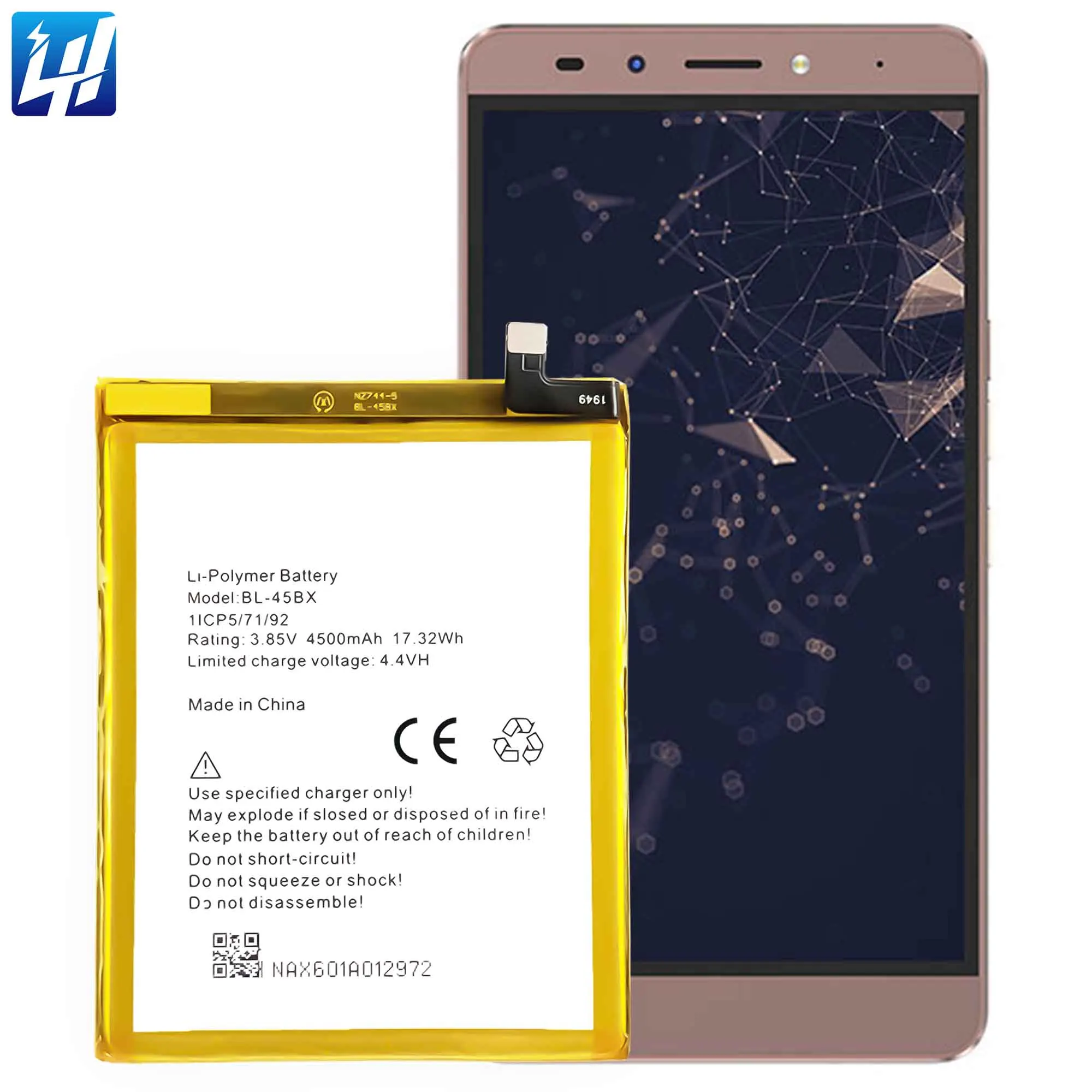 ODM BL-45BX Note Pro X601 Battery Real Capacity Dual IC