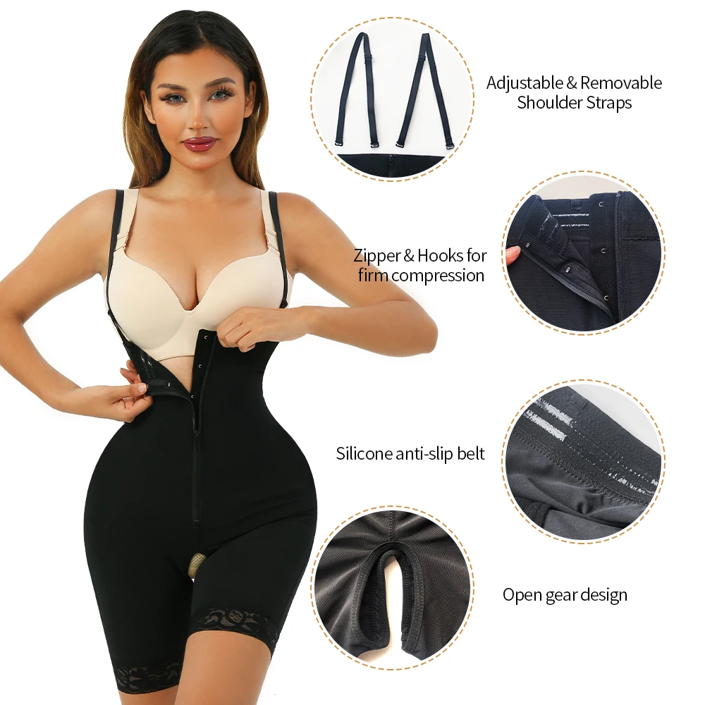 Flarixa Pantaloncini modellanti Faja senza cuciture da donna