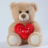 Brown Bear Holding Heart