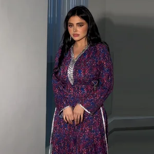 2024  AB382 Eid Dubai Fashion Islamic Clothing Dress Abaya