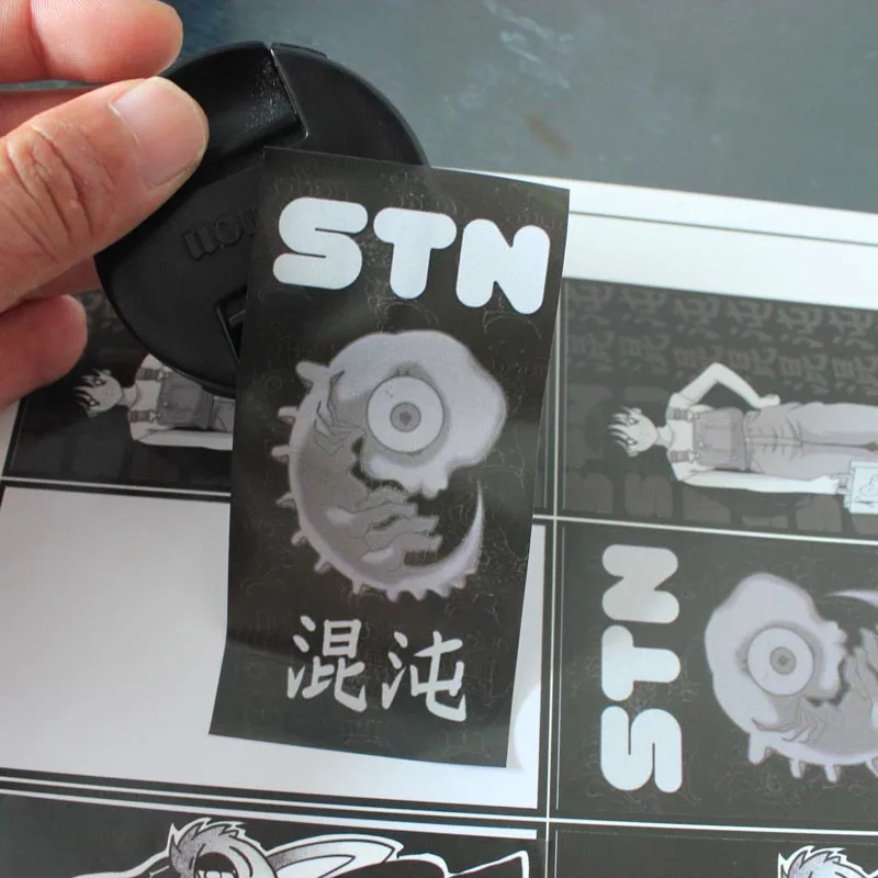 Unremoved Adhesive Egg Shell Graffiti Stickers,Custom Printing Destructible Eggshell Sticker