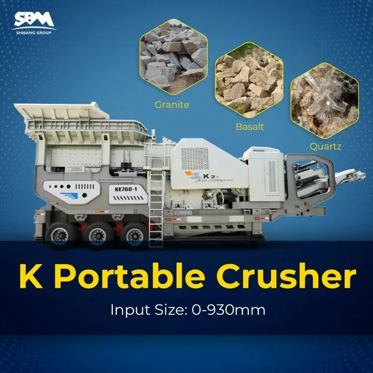 Granite Limestone Gravel Mobile Jaw Crusher Machine Sieve for Crushed Stone