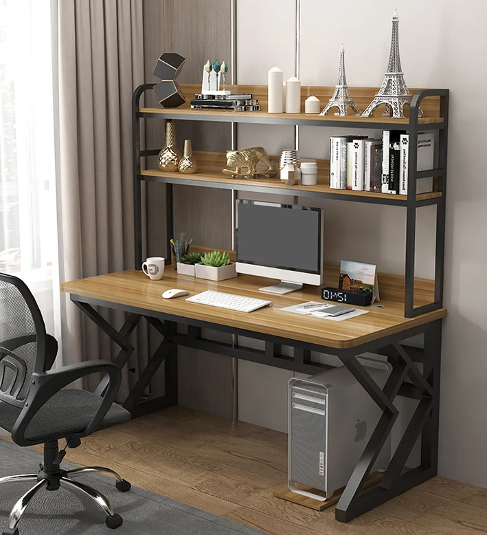 AILICHEN Computer Desk with Desk and Book Shelf