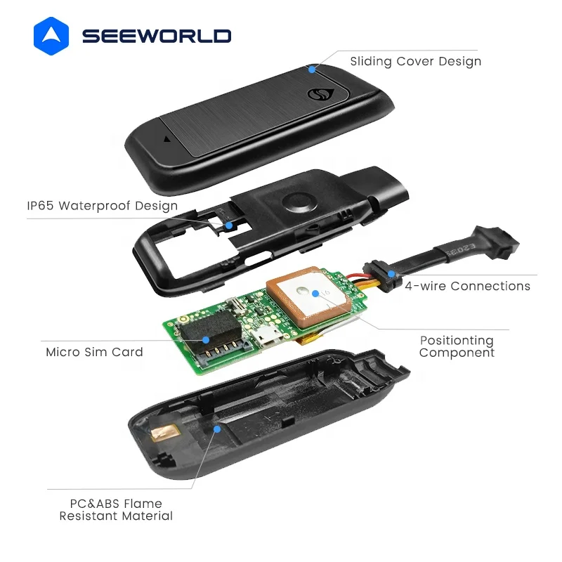 Electric Scooter Security with Android & IOS App Car GPS Tracker for Ebike Tracking Device