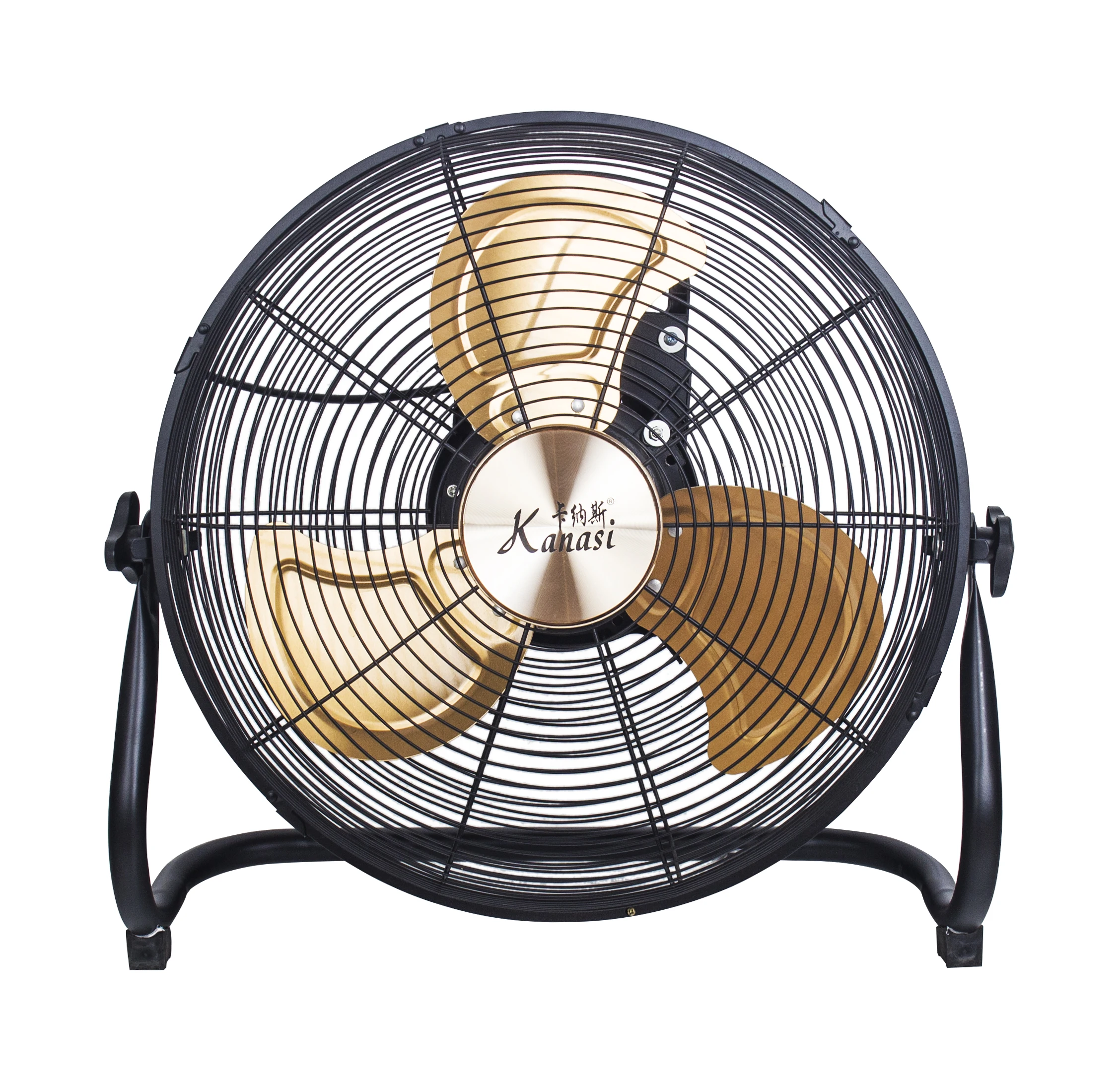 Factory OEM Black Metal Household  Antique Ventilador Extractor 3 Blades Industrial Floor Fans for Cows Sheds